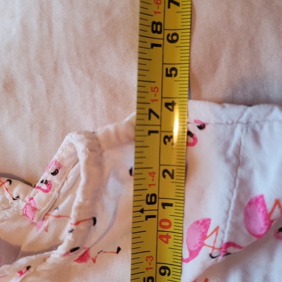 Flamingo print blouse - size small - Picture 6 of 7